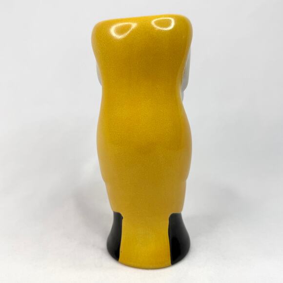 Vintage Yellow Parrot Painted Ceramic Figural Vase - Picture 5 of 6
